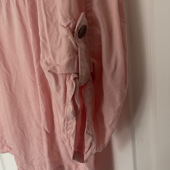 Pink Drawstring Utility Jacket - Women - Picture 3 of 5